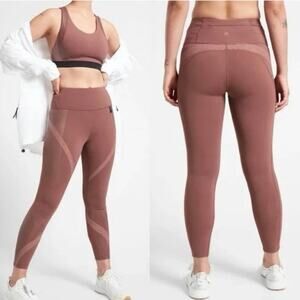 NEW Athleta x Allyson Felix Legend 7/8 Tight Hearth Rose/Palermo Pink - Size 3X